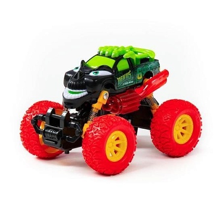 Игрушечный транспорт Полесье Монстр ралли - Демон инерционный (со светом и звуком) 78834