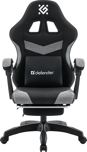 Игровое (геймерское) кресло Defender Runa Pro (черный/серый)