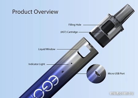 Стартовый набор Joyetech eGo Pod (AST Version, sapphire blue)