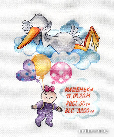 Набор для вышивания Овен Метрика. Машенька 1413