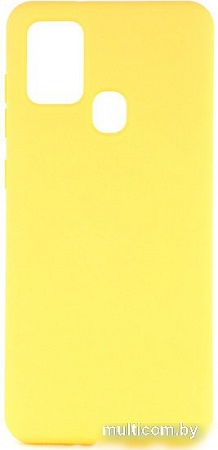 Чехол для телефона Case Cheap Liquid для Galaxy A21s (желтый)