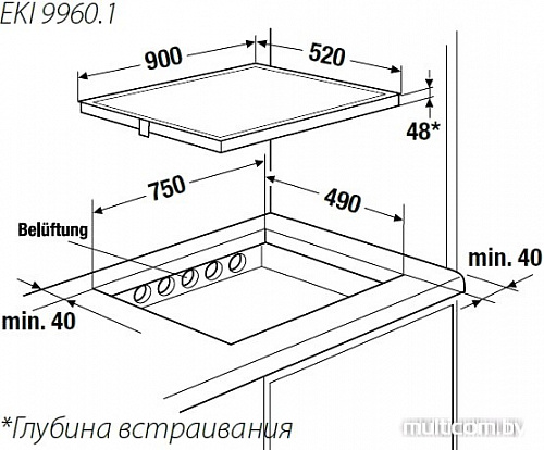 Варочная панель Kuppersbusch EKI 9960.1 F