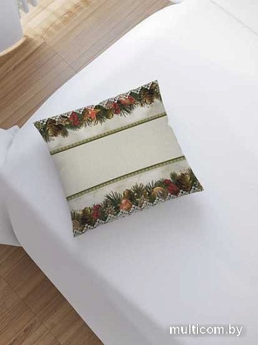 Чехол на подушку JoyArty Новогодний ажур sl_37062