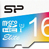 Карта памяти Silicon-Power Elite microSDHC UHS-I 16GB + адаптер [SP016GBSTHBU1V20SP]