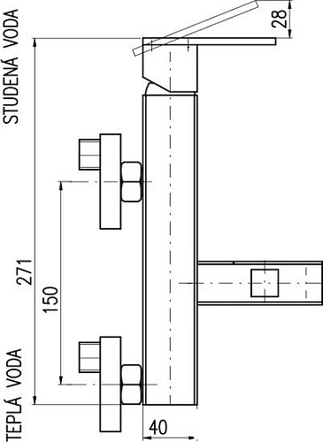 Смеситель Slezak RAV Лоира LR554.5