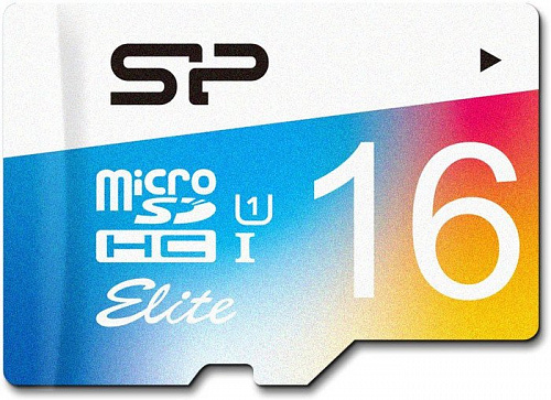 Карта памяти Silicon-Power Elite microSDHC UHS-I 16GB + адаптер [SP016GBSTHBU1V20SP]