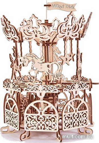 3Д-пазл Wood Trick Карусель 1234-11