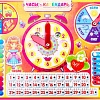 Развивающая игра WoodLand Toys Часы-календарь 3 094103
