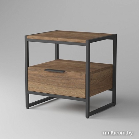Тумба Дабер 002 ТП2.0.2.15 (черный/орех пацифик табак)