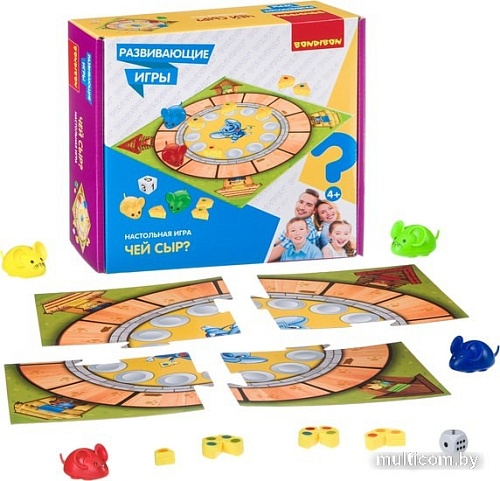 Развивающая игра Bondibon Чей сыр? ВВ4469