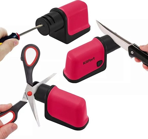 Электроточилка Kitfort KT-4099-1 (малиновый)