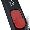 USB Flash A-Data C008 Black+Red 8 Гб (AC008-8G-RKD)