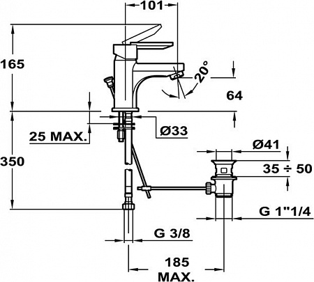 Смеситель TEKA MF-2 Forum (81.3812.12)