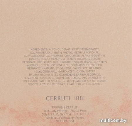Cerruti 1881 Pour Femme EdT (100 мл)