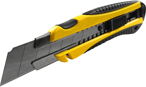 Нож строительный Berger С обрезиненной рукояткой и сегментирован. лезвием 25мм BG1355