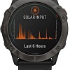 Умные часы Garmin Fenix 6X Pro Solar (титановый серый DLC/черный)
