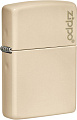 Зажигалка Zippo Classic Flat Sand Zippo Logo 49453ZL