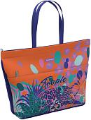 Женская сумка Erich Krause Tropical 60959 (синий/зеленый/оранжевый/принт)