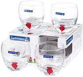 Набор бокалов для вина Luminarc Drip red E5171