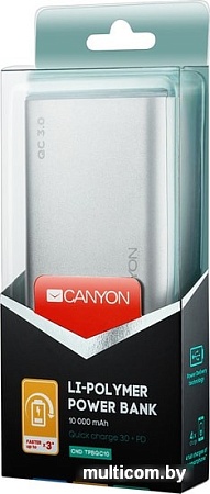 Портативное зарядное устройство Canyon CND-TPBQC10S
