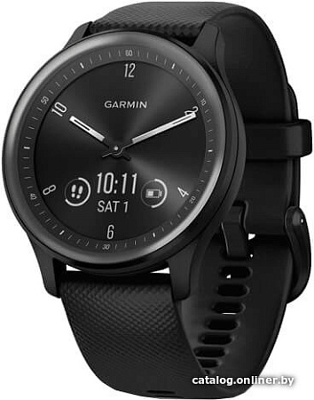 Умные часы Garmin Vivomove Sport (черный/черный сланцевый)