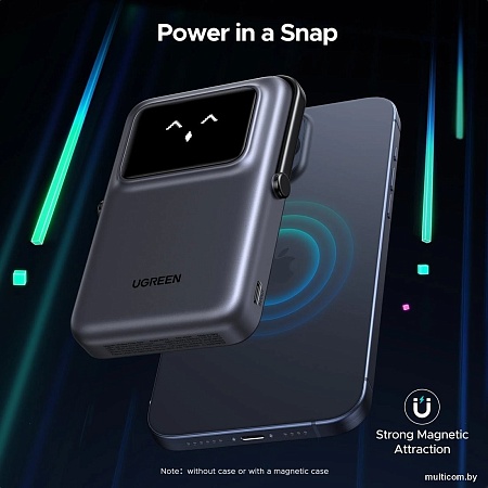 Внешний аккумулятор Ugreen PB572 10000mAh (серый)