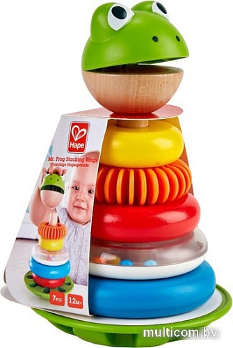 Пирамидка Hape Мистер Лягушка E0457-HP