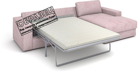 Угловой диван Rivalli Дискавери + оттоманка правая (Sher Beige)