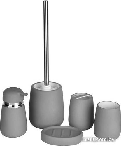 Дозатор для жидкого мыла АкваЛиния Soft B4333A-1G (серый)
