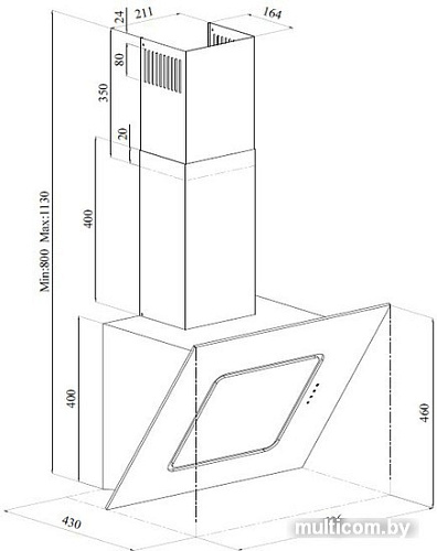 Кухонная вытяжка BEKO HCA 62540 B