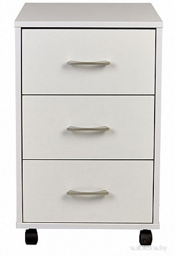 Тумба Polini Kids Mirum с ящиками на колесах 40x55 0002740.9 (белый)