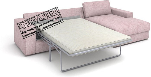 Угловой диван Rivalli Дискавери + оттоманка правая (Sher Beige)