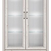 Шкаф-витрина BRW Stylius B169-REG2W2S с подсветкой (лиственница сибирская)