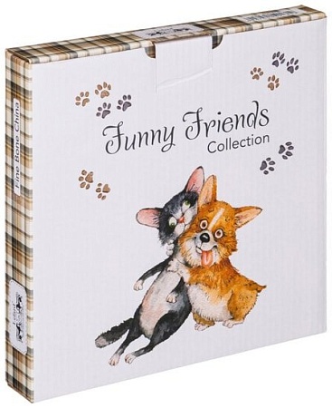 Набор обеденных тарелок Lefard Лучшие друзья 415-2182