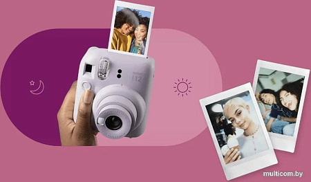 Фотоаппарат Fujifilm Instax Mini 12 Holiday Bundle (фиолетовый)