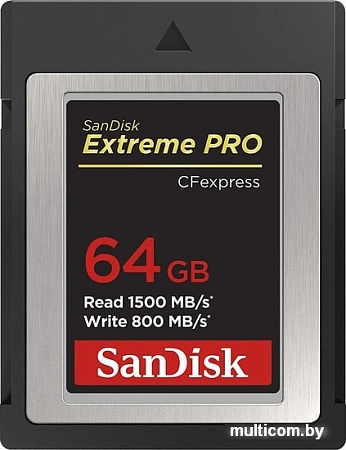 Карта памяти SanDisk Extreme Pro SDCFE-064G-GN4NN CFexpress Type B 64GB