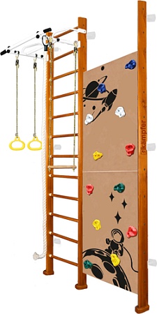 Детский спортивный комплекс Kampfer Jungle Wall Boy (3 м, классический/белый)