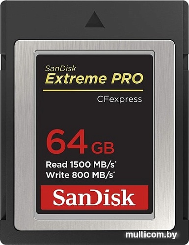 Карта памяти SanDisk Extreme Pro SDCFE-064G-GN4NN CFexpress Type B 64GB