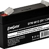Аккумулятор для ИБП ExeGate DTM 6012 (6В, 1.2 А·ч)