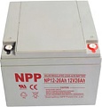 Аккумулятор для ИБП NPP NP 12-26.0 (12В/26.0 А·ч)
