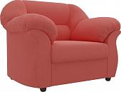 Интерьерное кресло Лига диванов Карнелла 105840 (микровельвет, коралловый)