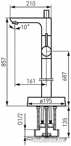 Смеситель Ferro Fiesta BFI11F