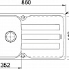 Кухонная мойка Franke Antea AZG 611-86 (серый)