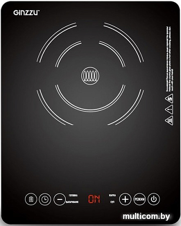 Настольная плита Ginzzu HCI-164