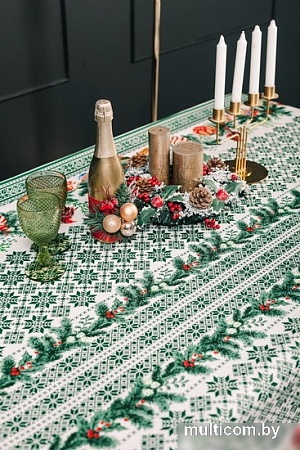 Скатерть Stolima Барыня-сударыня 802-3 Новогодний 160x140