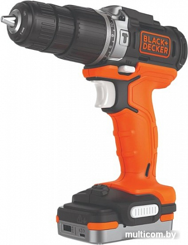 Дрель-шуруповерт Black & Decker BDCHD12S1 (с 1-им АКБ, USB)