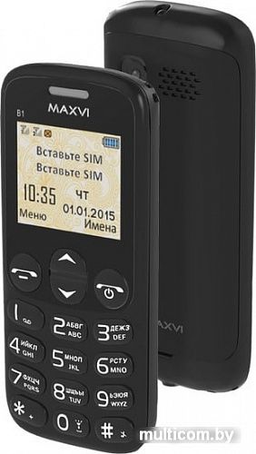 Мобильный телефон Maxvi B1 (черный)
