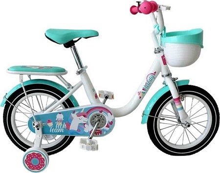 Детский велосипед Tech Team Melody 16 2024 NN012351 (морская волна/бирюзовый)