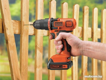 Дрель-шуруповерт Black & Decker BDCDD18N (без АКБ)