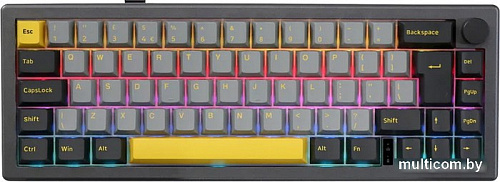 Клавиатура Epomaker EK68 (Yellow Black Sushi)